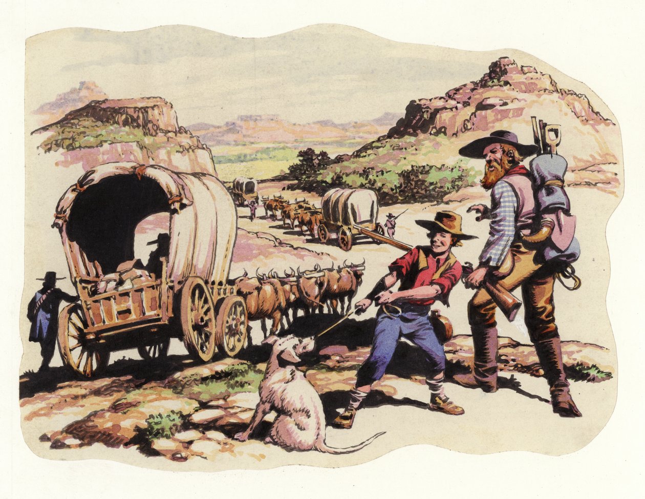 Der Große Treck von 1835-1837 von Pat (1907 95) Nicolle