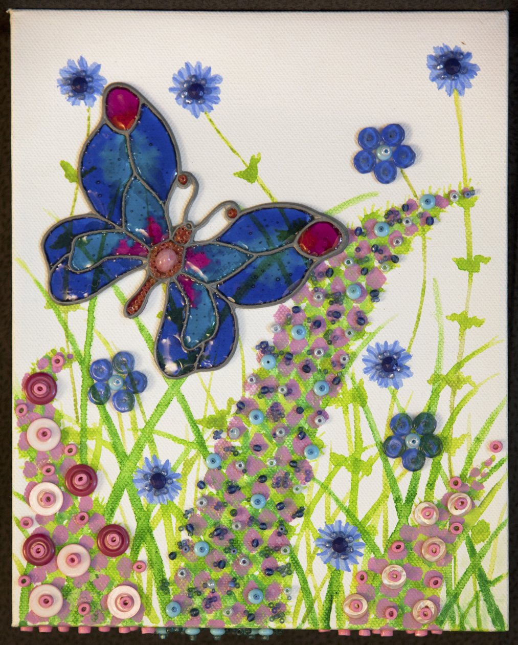 Schmetterlinge, Blau & Lila, 2016 von Pat Scott