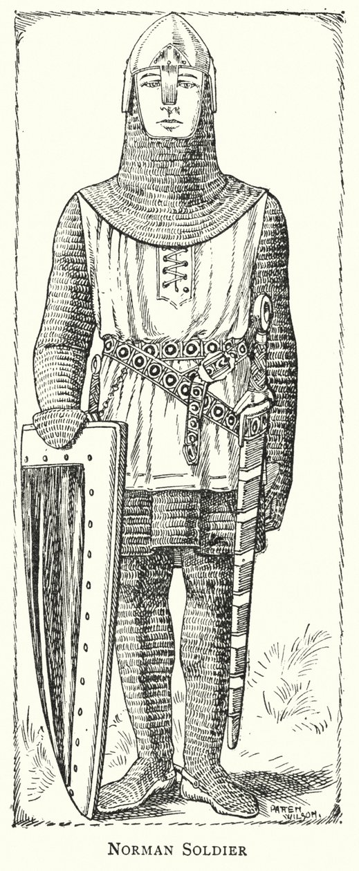 Normannischer Soldat von Patten (after) Wilson