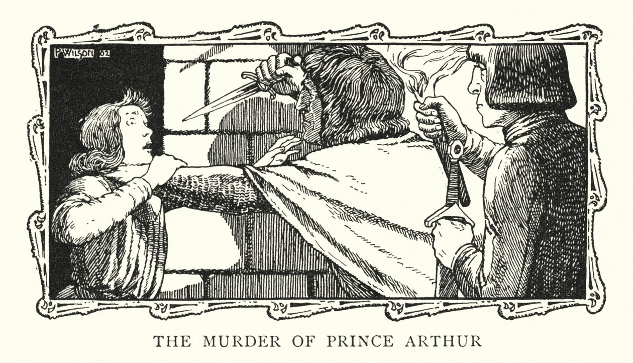 Der Mord an Prinz Arthur von Patten (after) Wilson