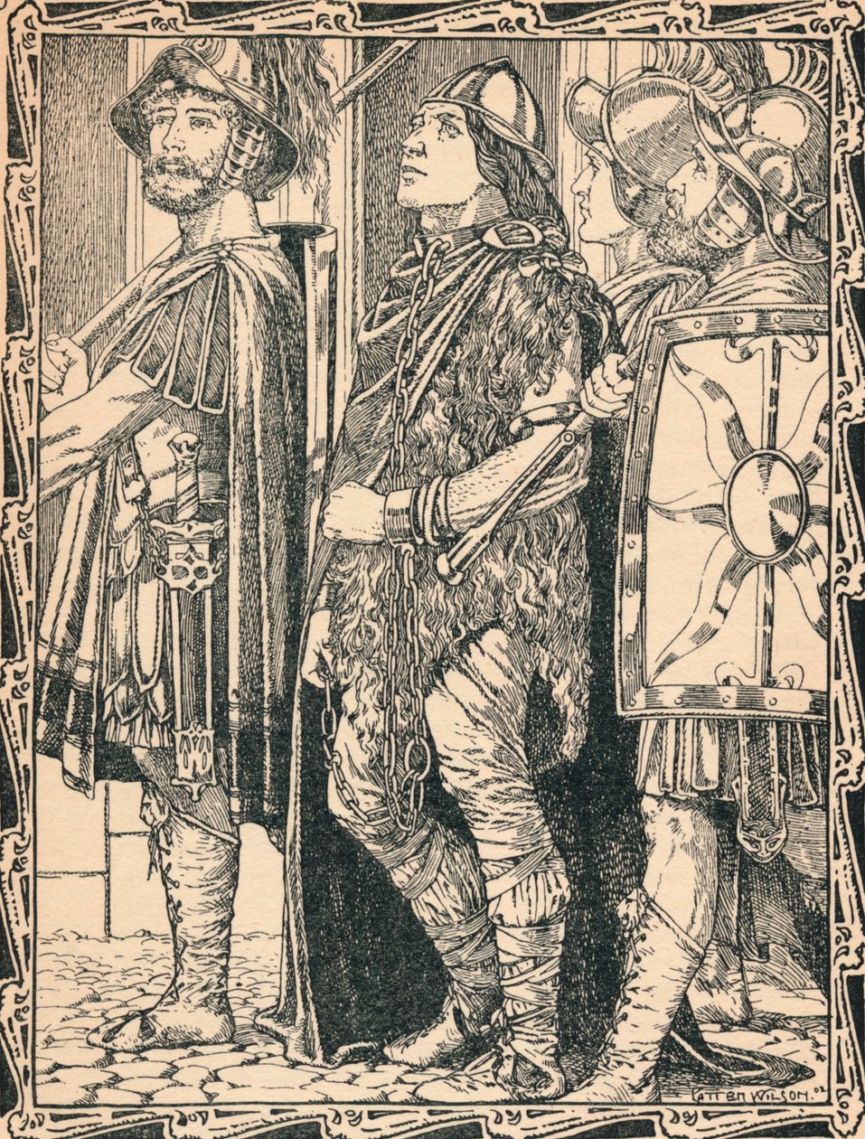 Caractacus, 1902 von Patten Wilson: hochwertiger Kunstdruck