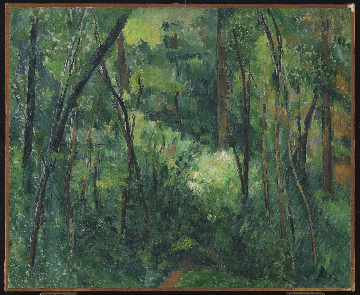Waldinneres, ca. 1885 von Paul Cézanne