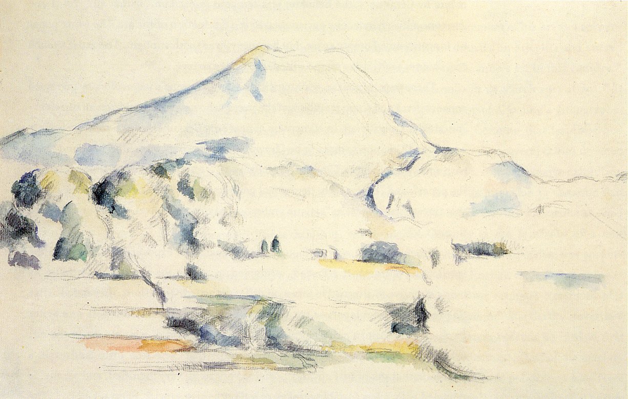 Mont Sainte-Victoire von Paul Cézanne