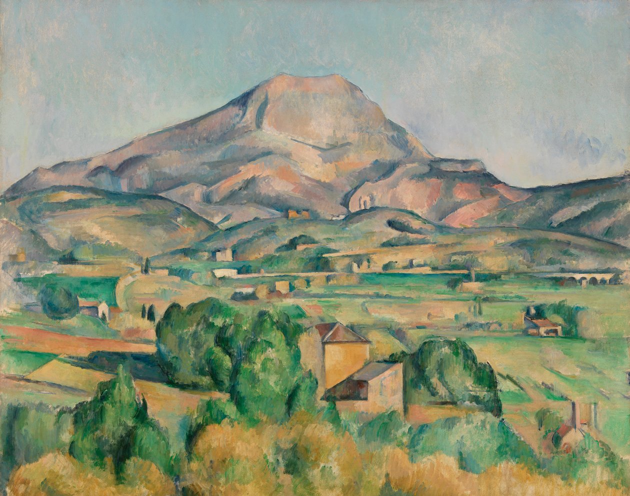 Mont Sainte-Victoire, 1892-95 von Paul Cézanne