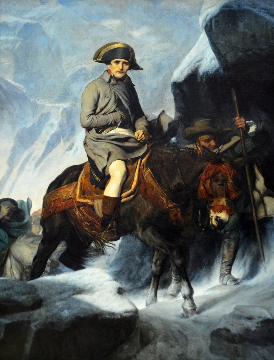 Bonaparte überquert die Alpen von Paul Delaroche