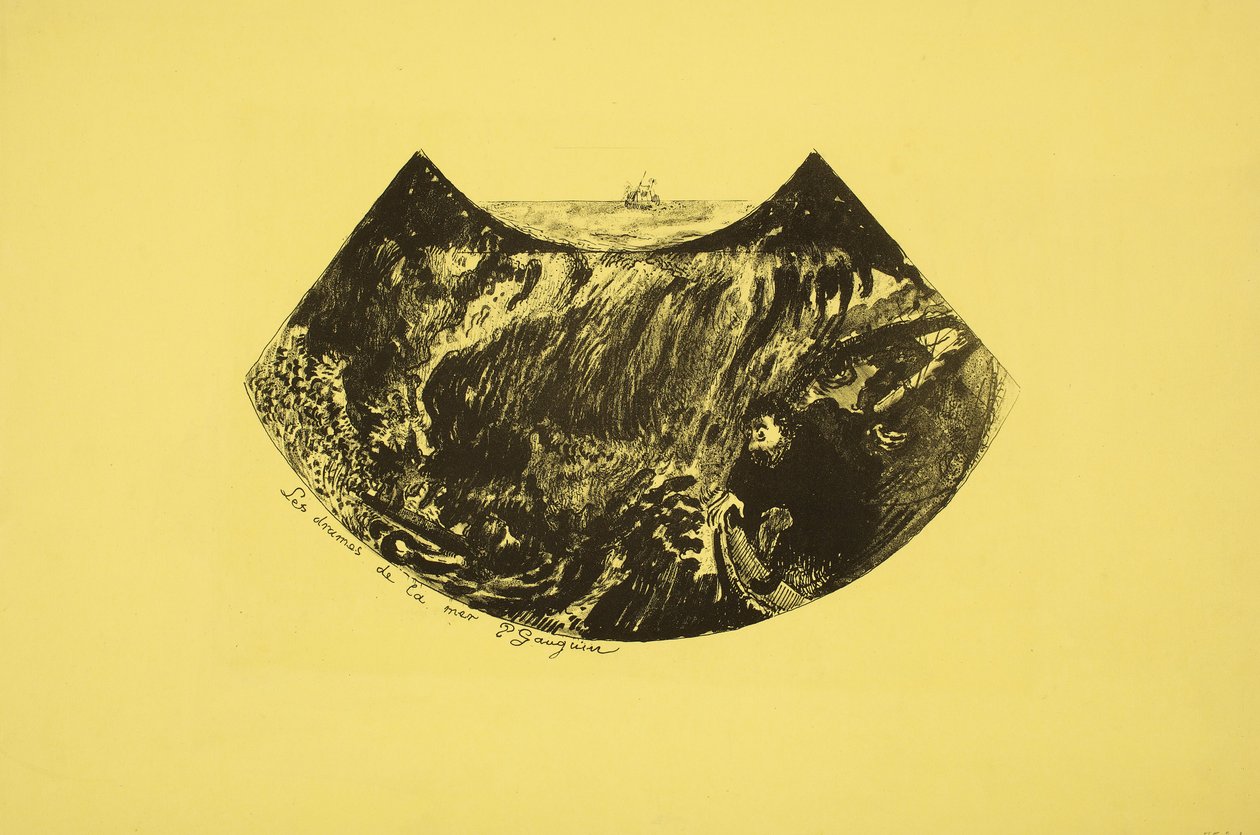 Dramen des Meeres - Abstieg in den Mahlstrom von Paul Gauguin