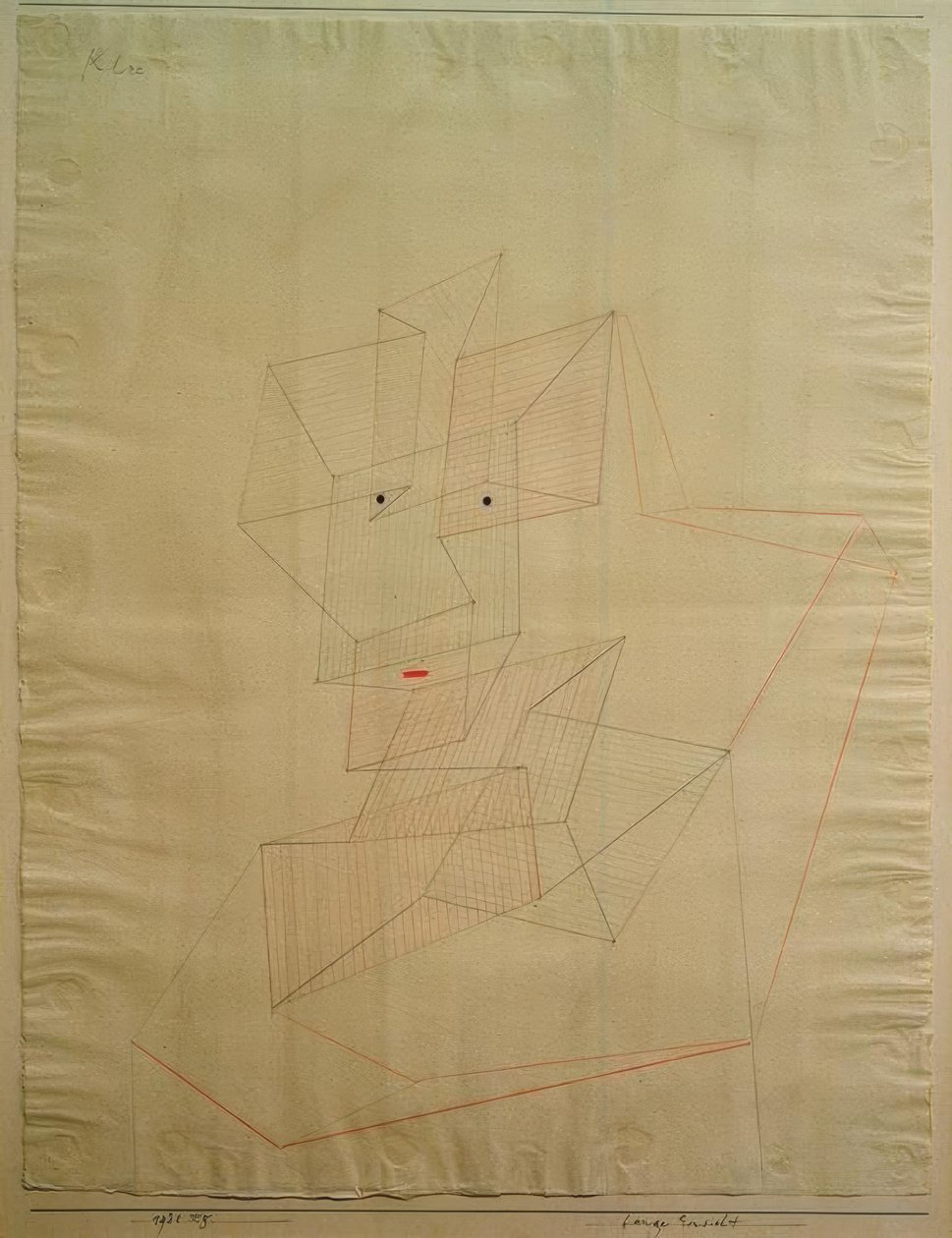 Bange Einsicht von Paul Klee