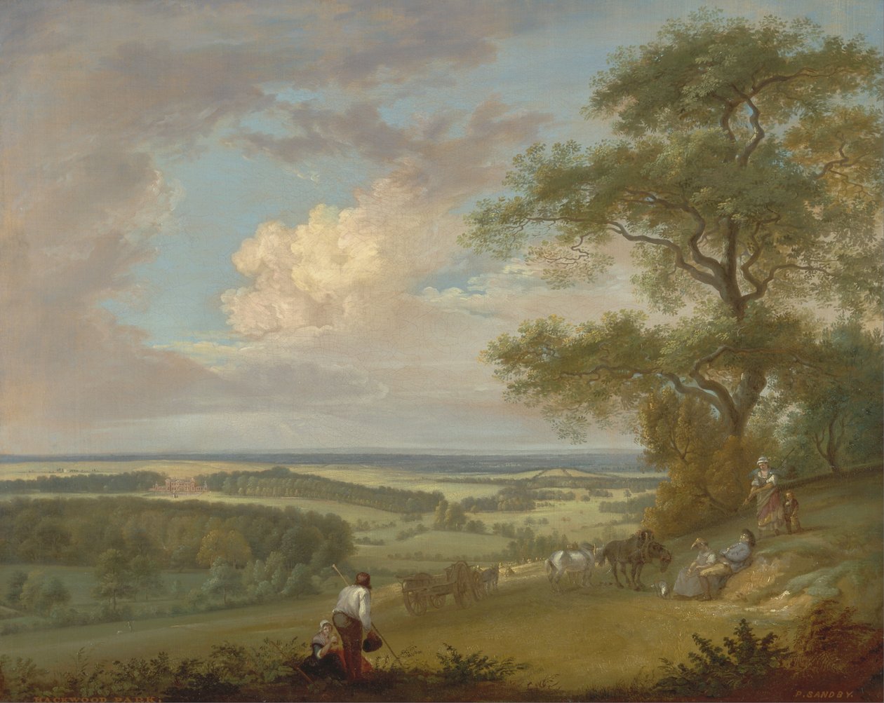 Hackwood Park, Hampshire von Paul Sandby