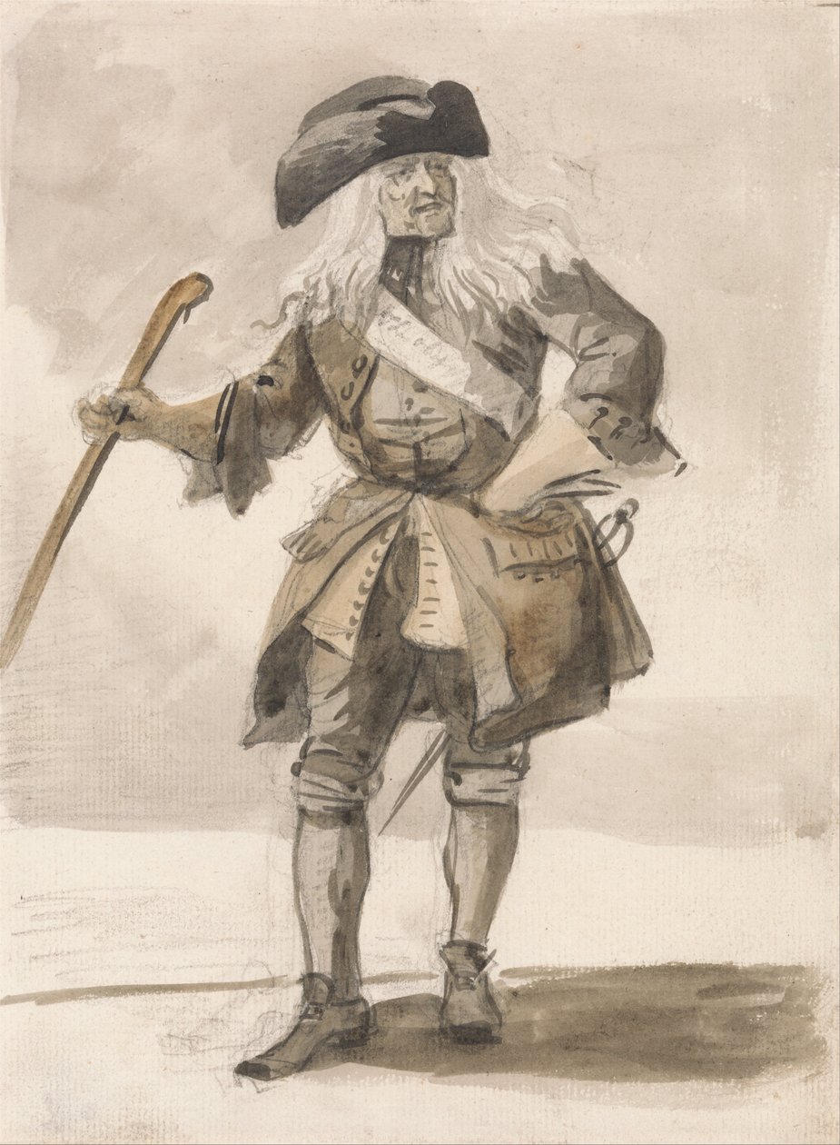 London Cries - Ein Mann, der prahlt von Paul Sandby