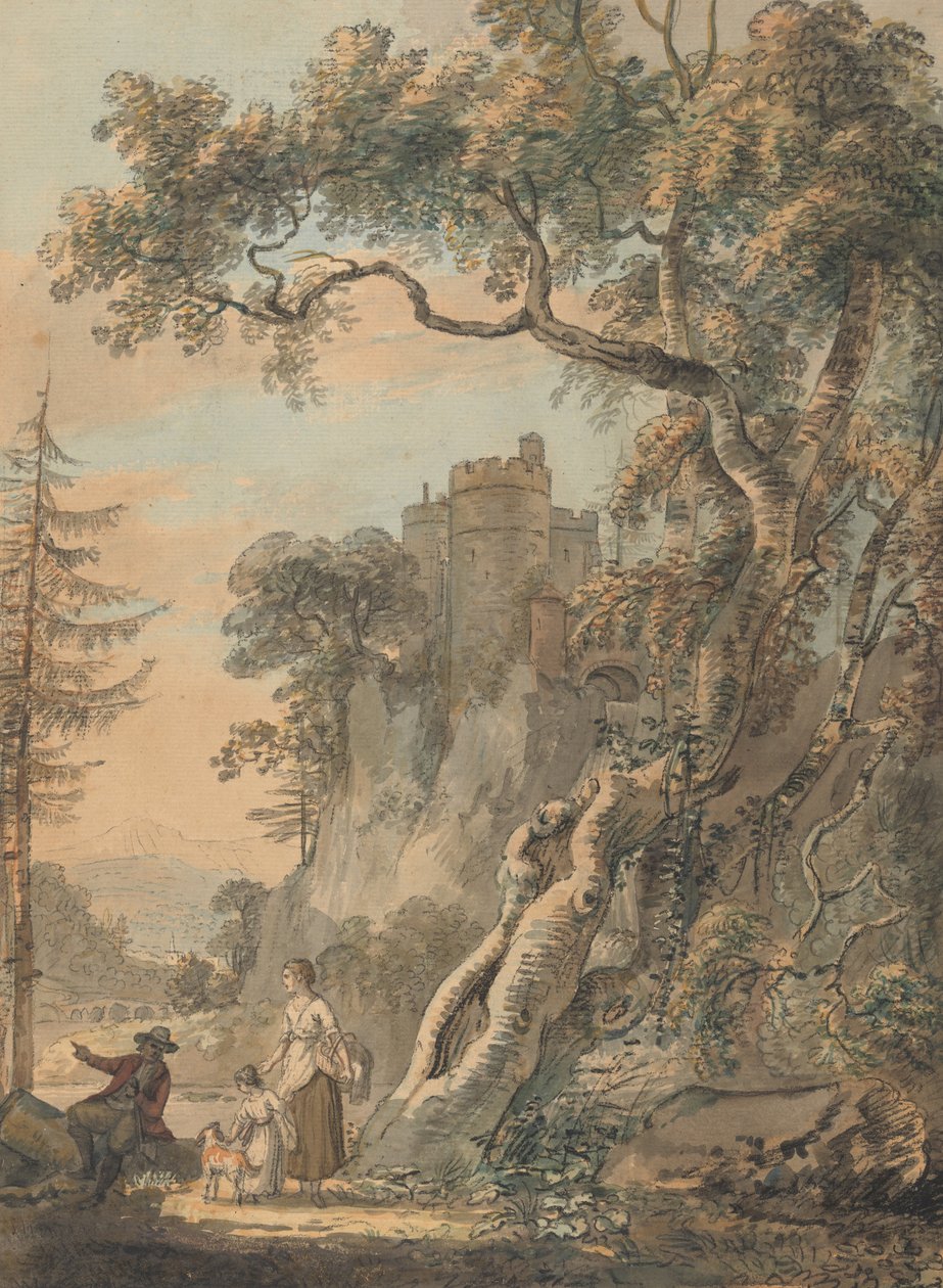 Romantische Landschaft von Paul Sandby