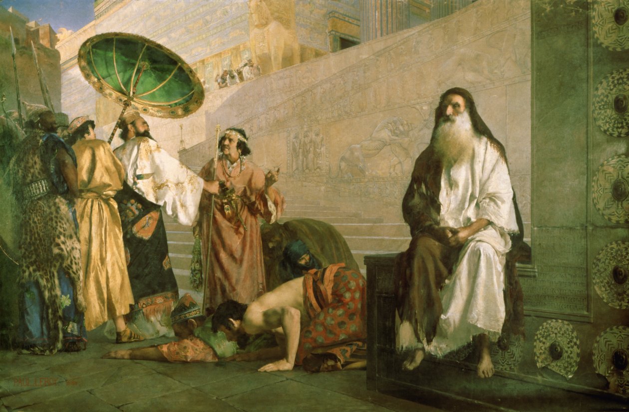 Haman und Mordechai von Paul Alexander Alfred Leroy
