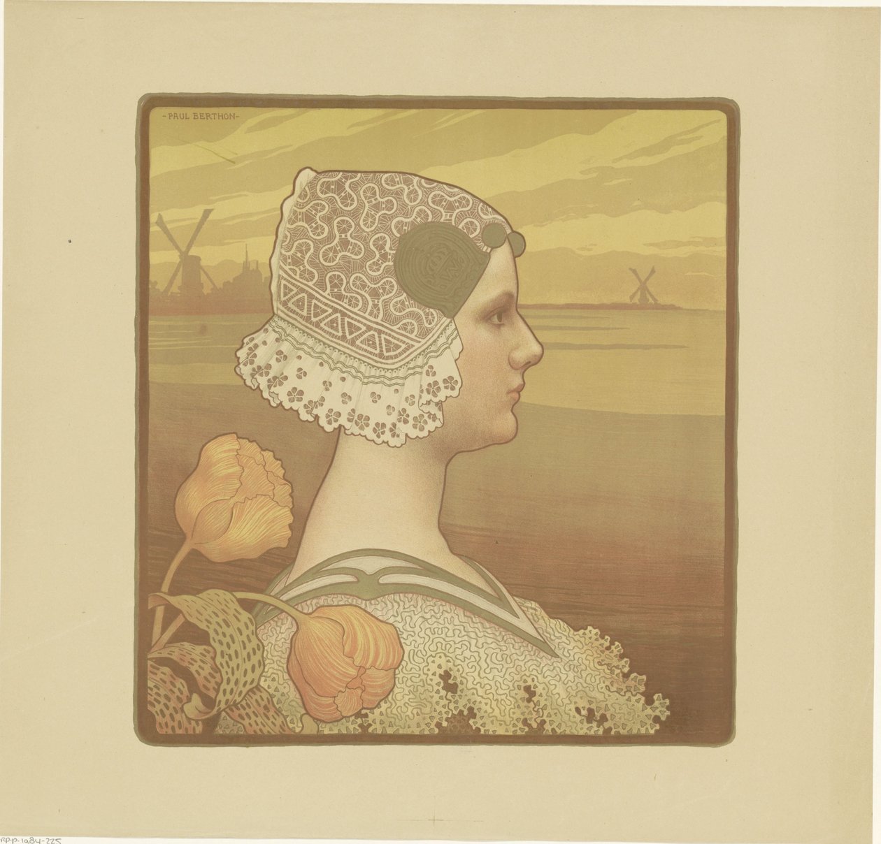 Porträt von Wilhelmina, Königin der Niederlande von Paul Berthon