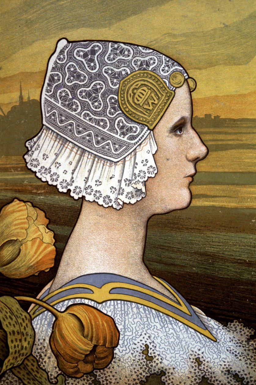 Die Königin Wilhelmina der Niederlande, ca. 1901 von Paul Berthon