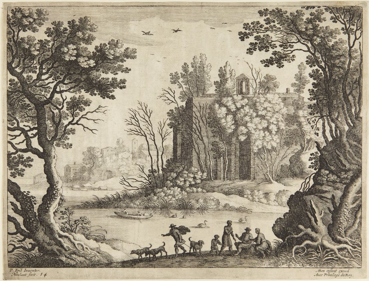 Kirche am See von Paul Bril