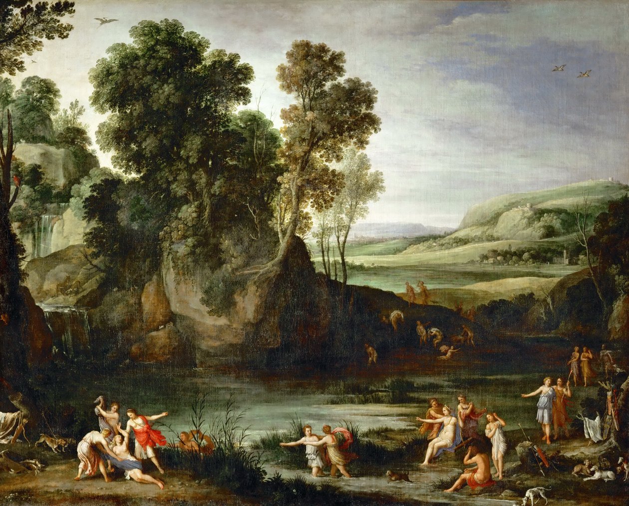 Diane entdeckt die Schwangerschaft von Callisto von Paul Bril