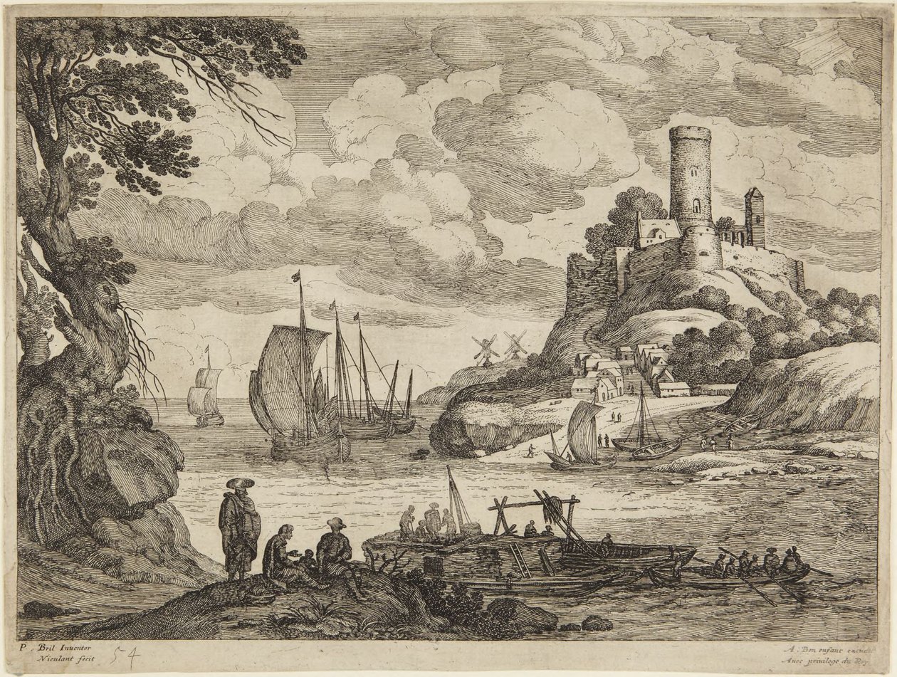 Hafenszene von Paul Bril