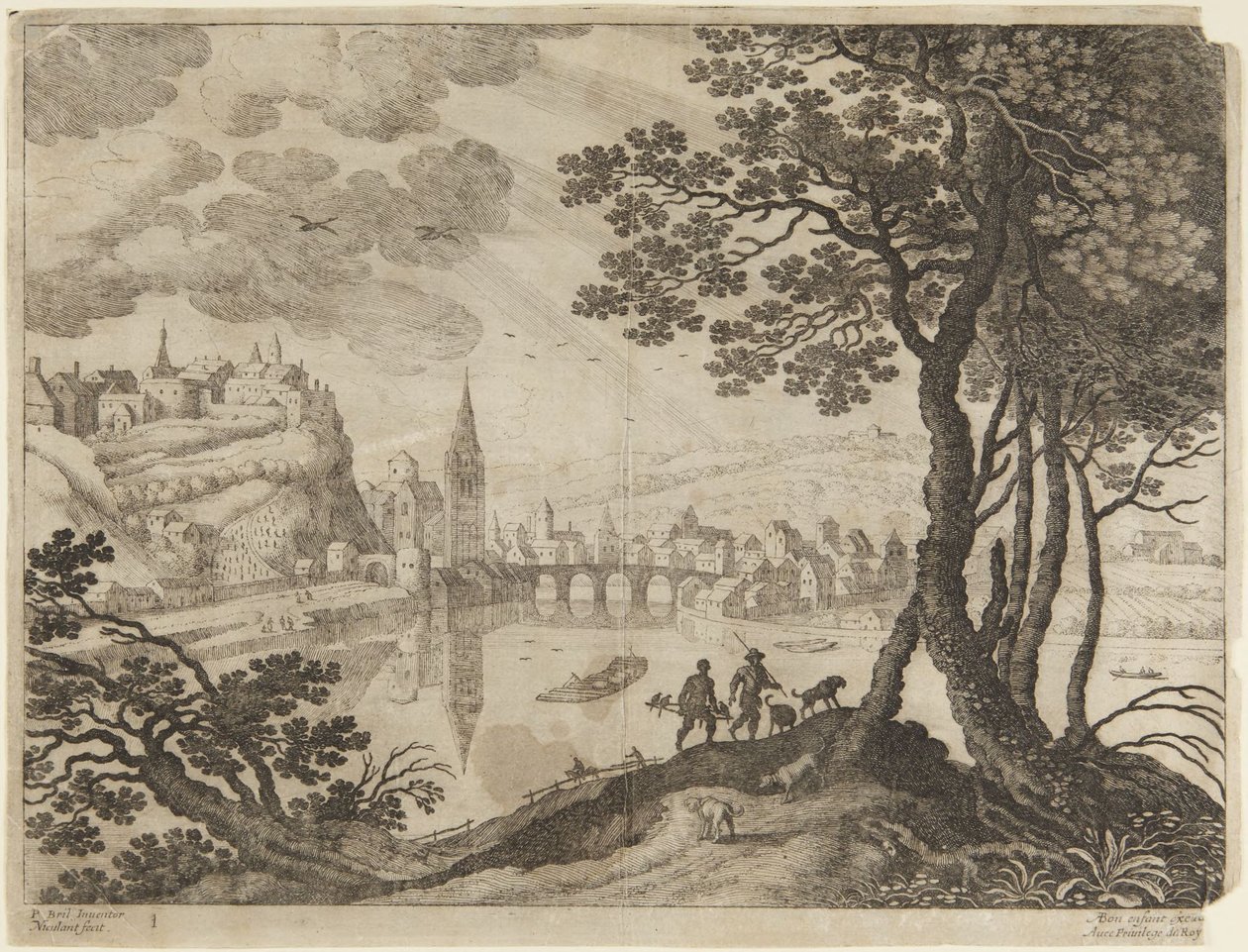 Stadt und Fluss von Paul Bril