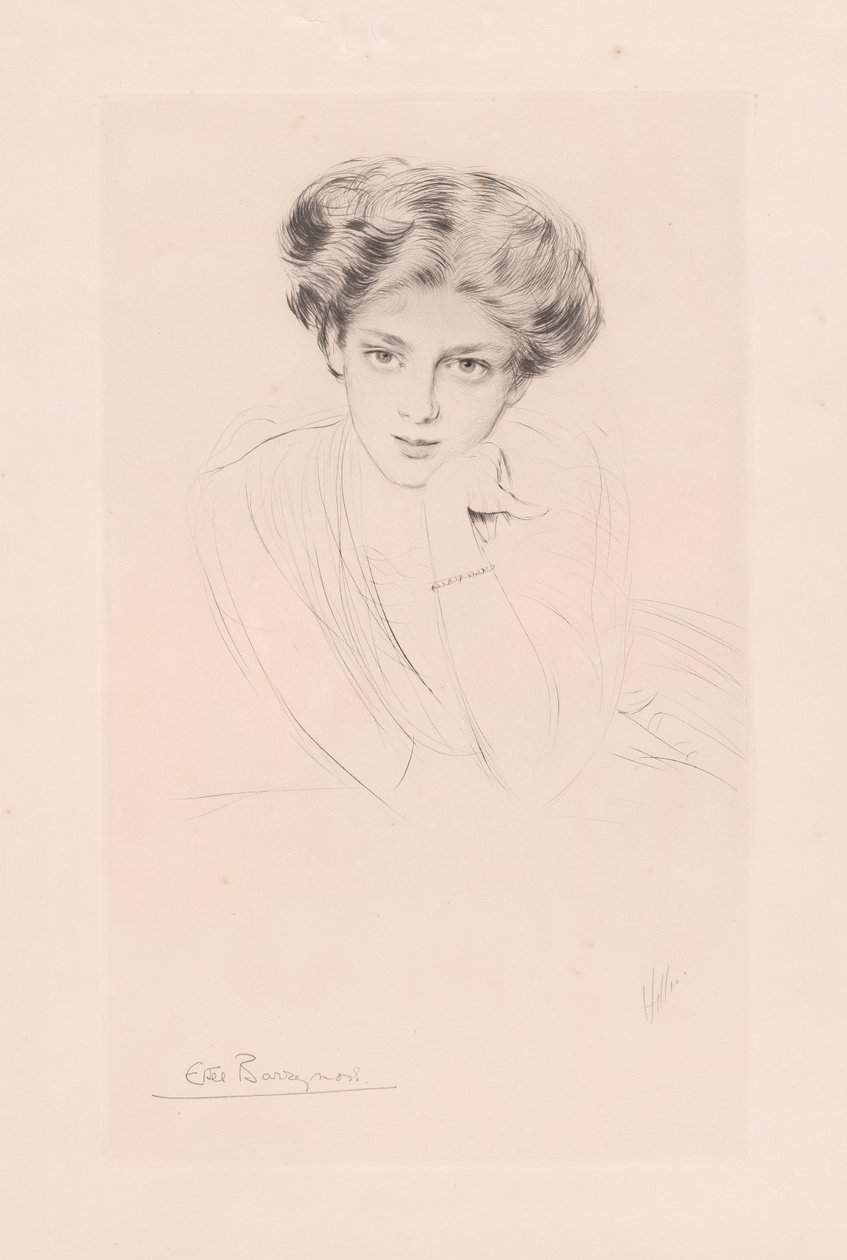 Ethel Barrymore von Paul Cesar Helleu