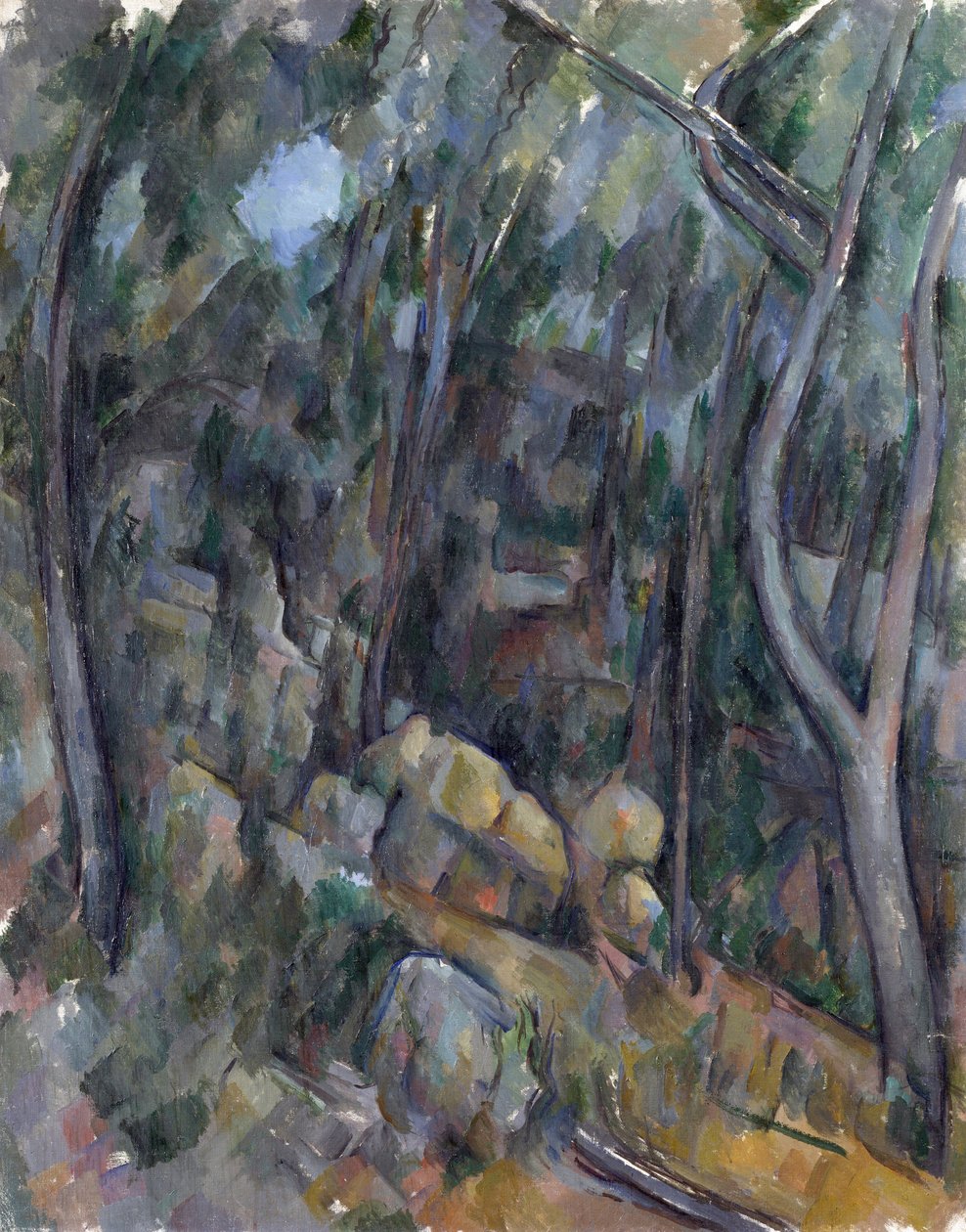 Die Gärten des Château Noir von Paul Cézanne