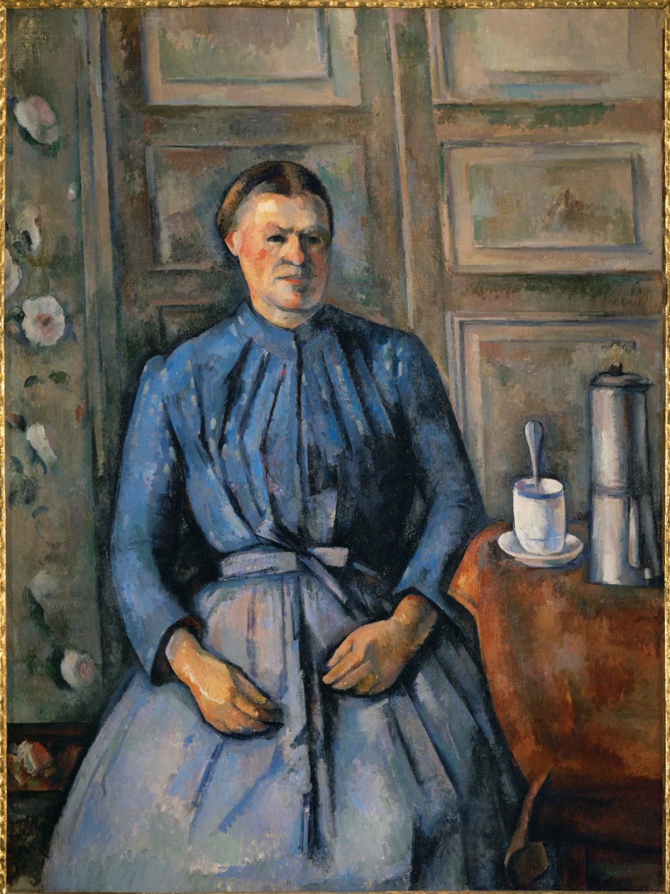 Frau mit der Kaffeekanne von Paul Cezanne
