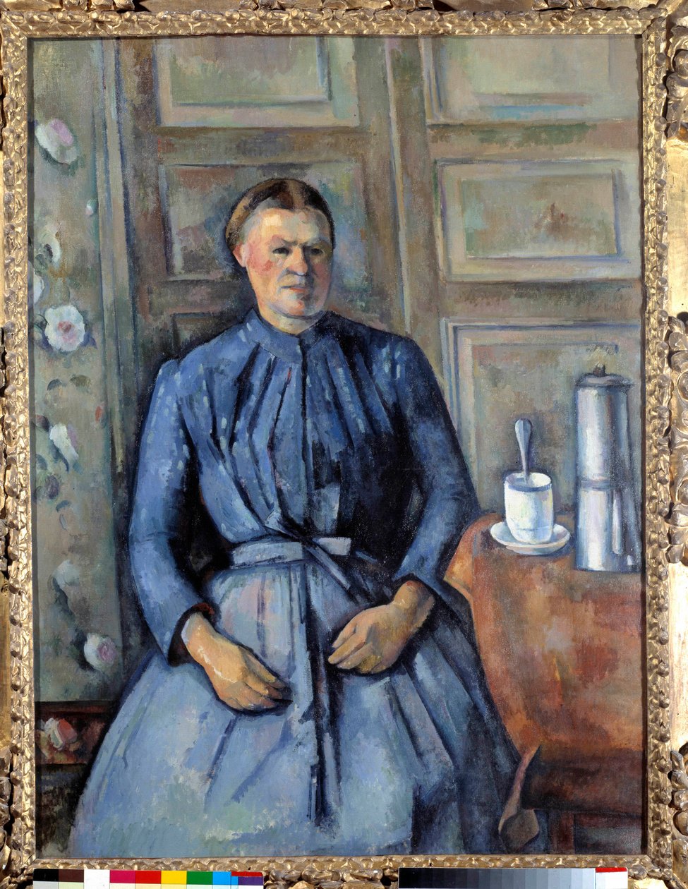 Die Frau mit der Kaffeekanne von Paul Cézanne