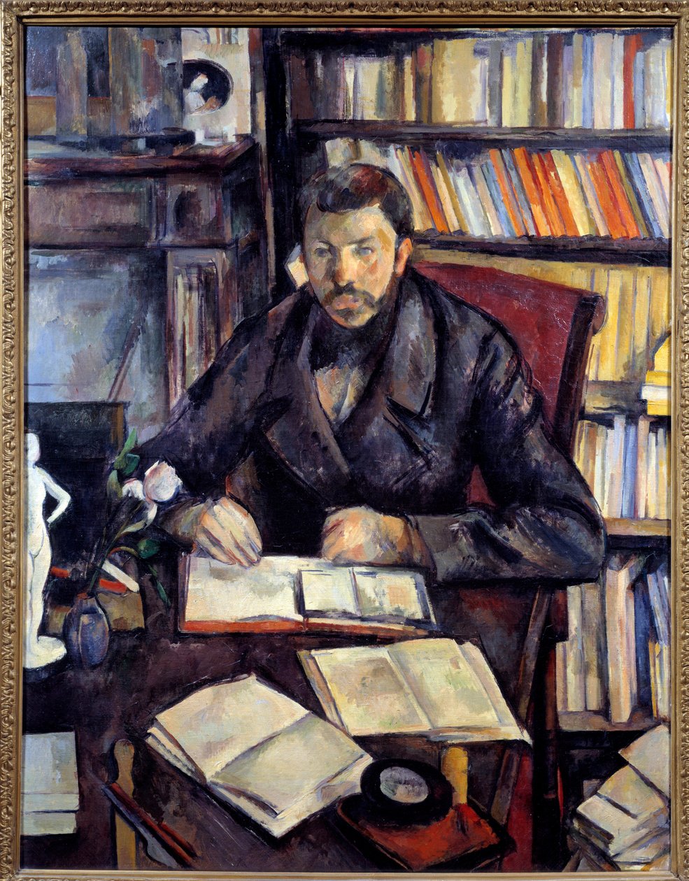 Porträt des Schriftstellers Gustave Geffroy von Paul Cézanne
