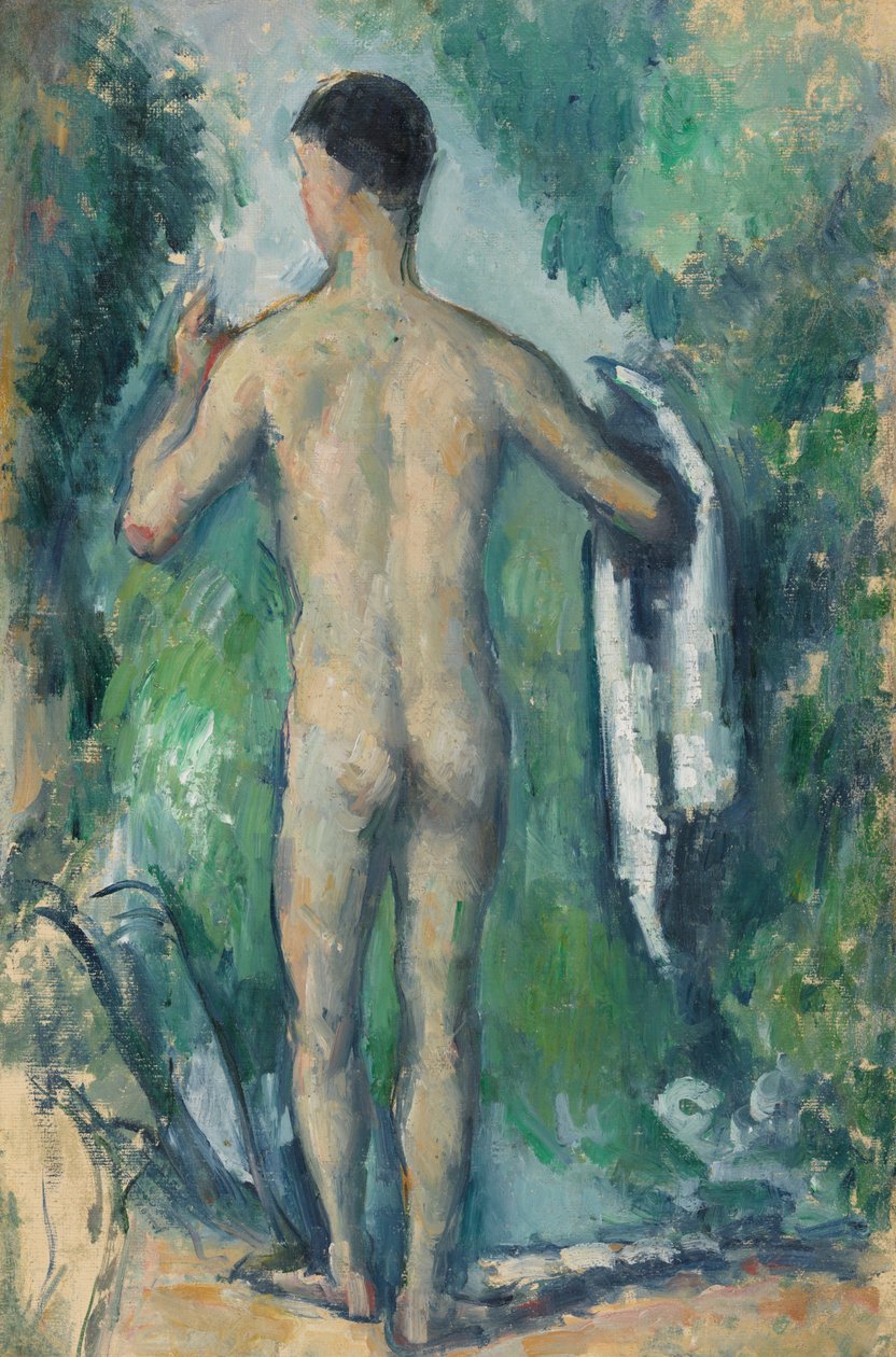 Stehende Badende, von hinten gesehen von Paul Cézanne