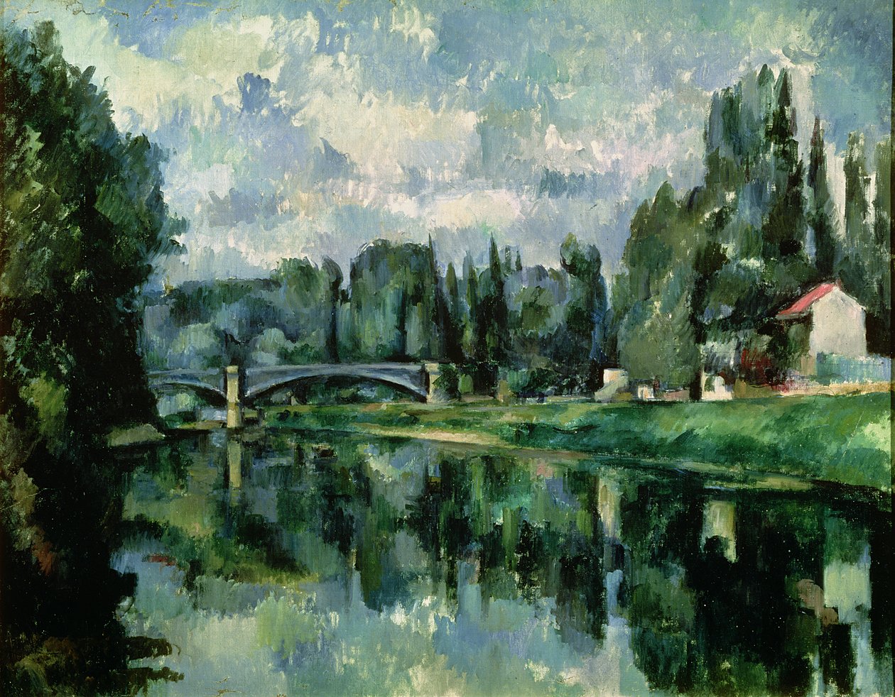 Die Ufer der Marne bei Creteil, ca. 1888 von Paul Cézanne