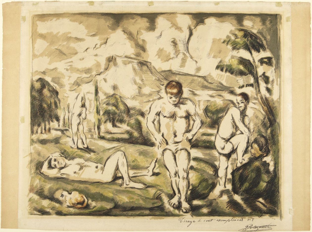 Die Badenden von Paul Cézanne