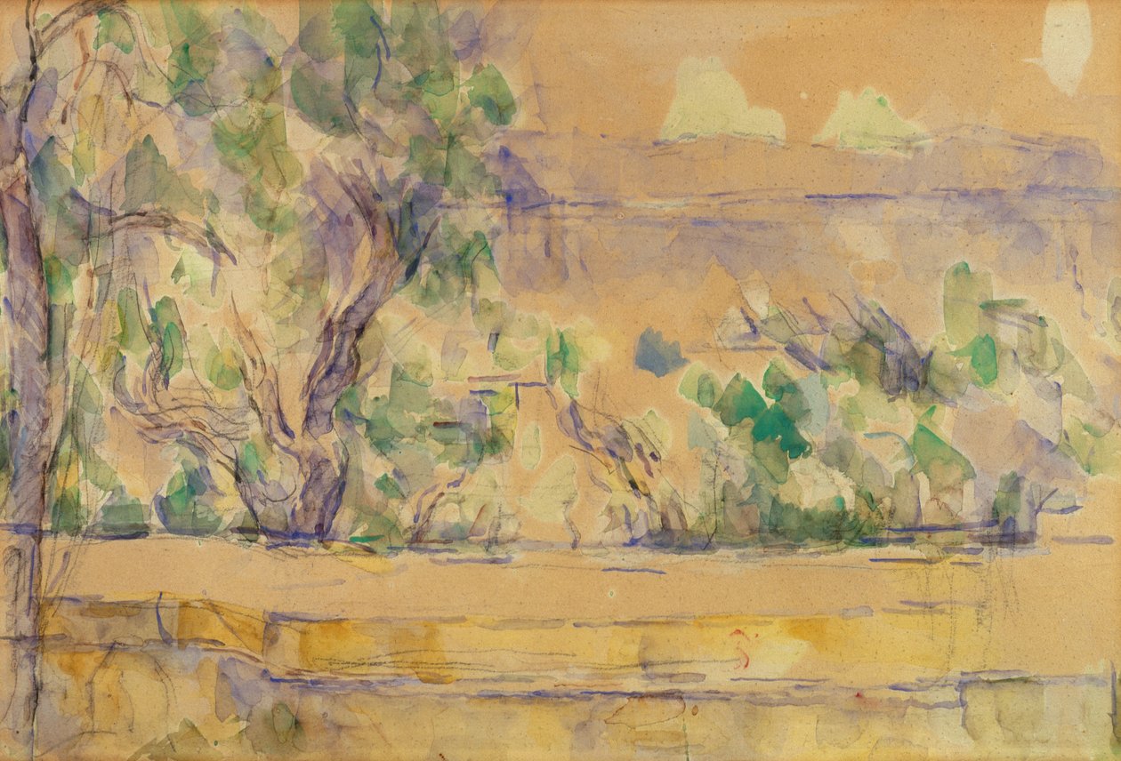 Ansicht im Atelier in Lauves von Paul Cézanne
