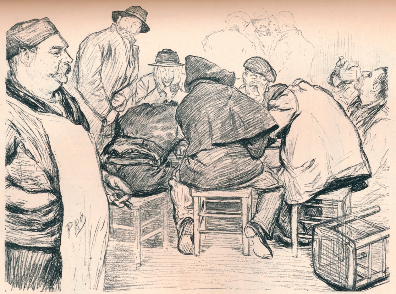 Ein Lieferant von flüssiger Erfrischung für Anarchisten von Paul Charles Renouard