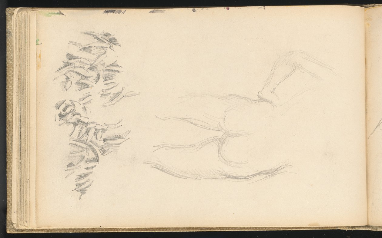 Ein Akt und Laub von Paul Cézanne