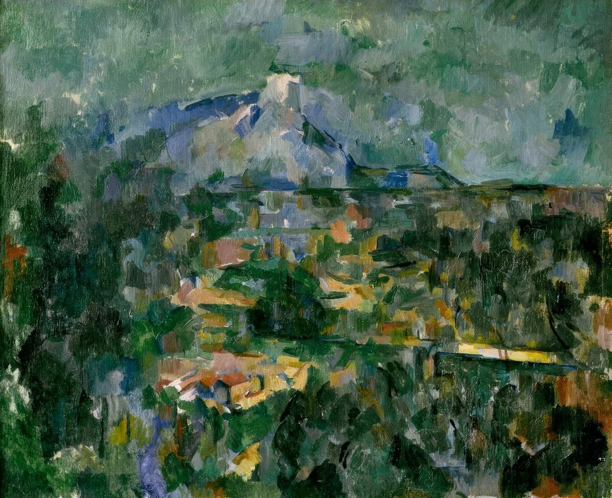 Der Berg Sainte-Victoire von Paul Cézanne