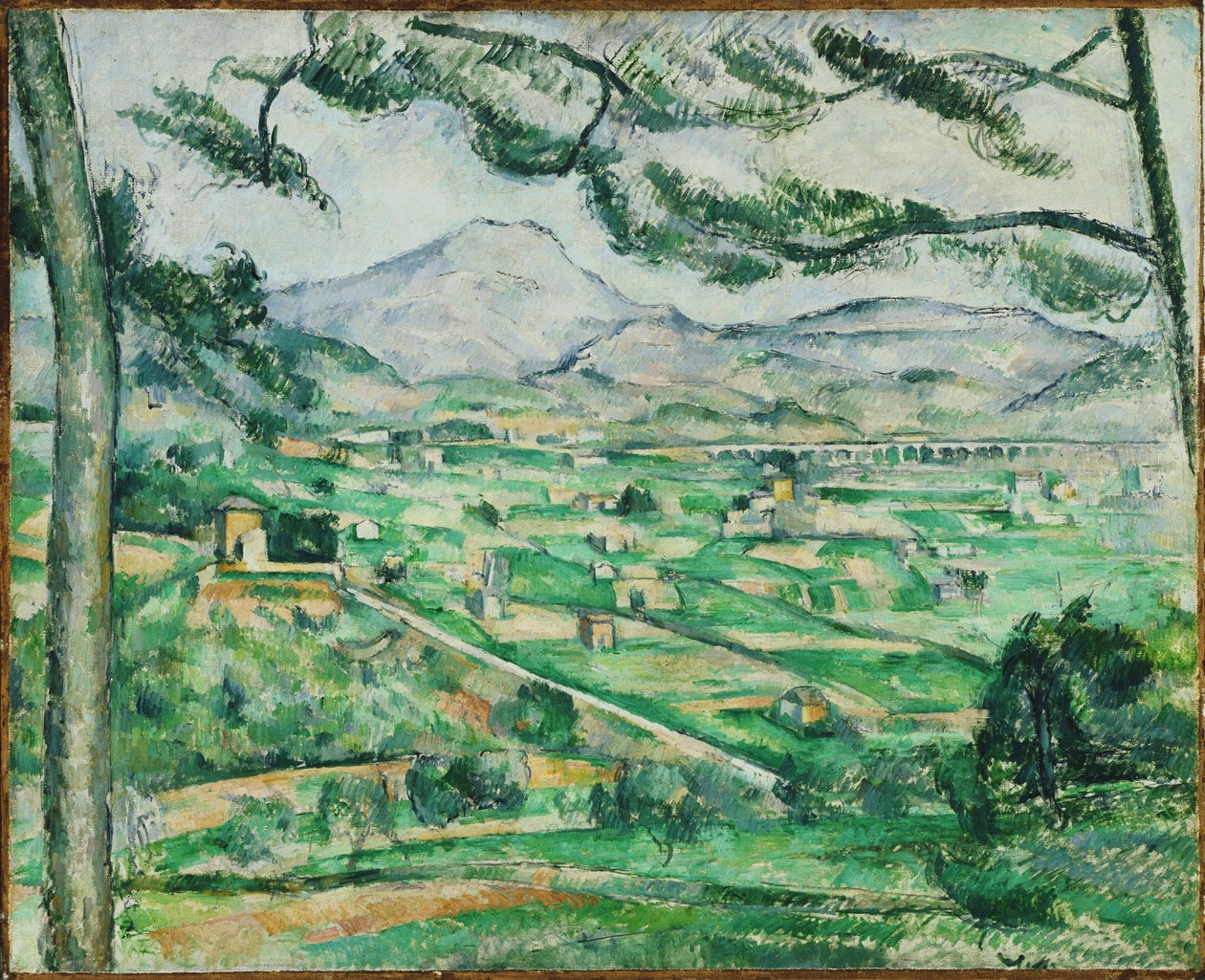Mont Sainte-Victoire von Paul Cézanne