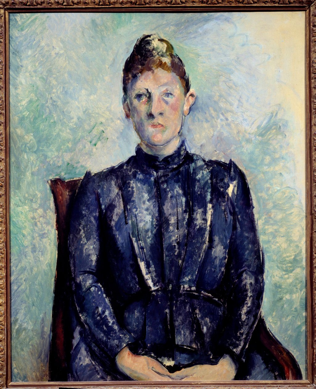 Porträt von Madame Cezanne von Paul Cézanne