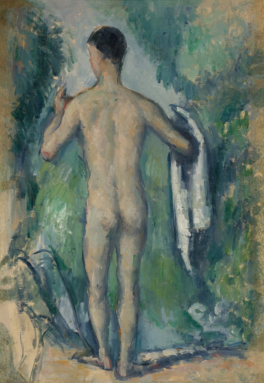 Stehende Badende, von hinten gesehen, 1879-82 von Paul Cézanne