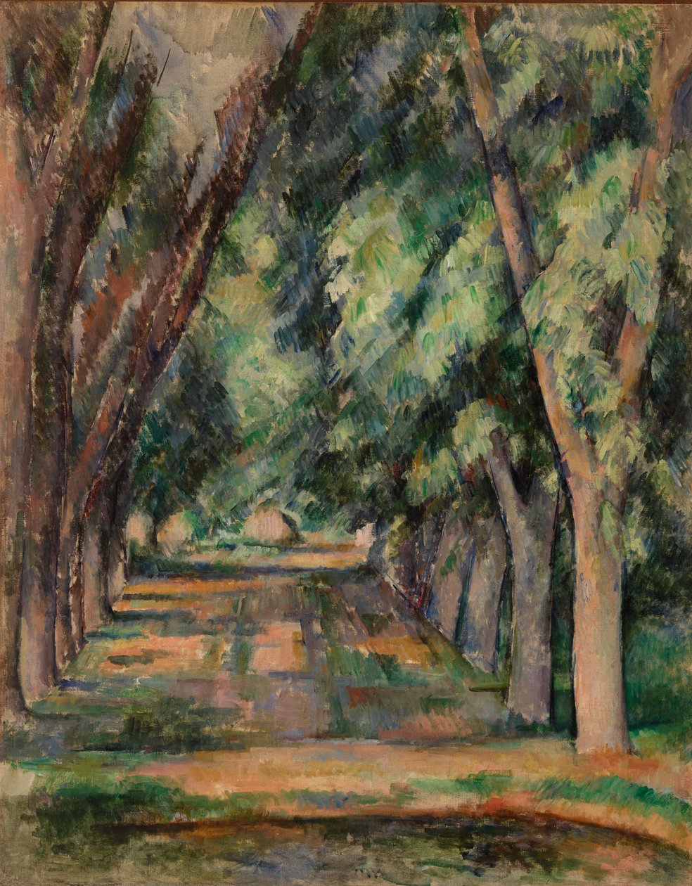 Die Kastanienallee im Jas de Bouffan von Paul Cézanne