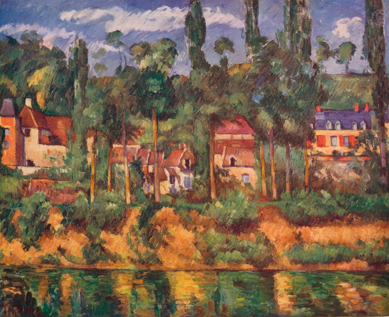 Das Schloss von Medan, um 1880, 1936 von Paul Cézanne