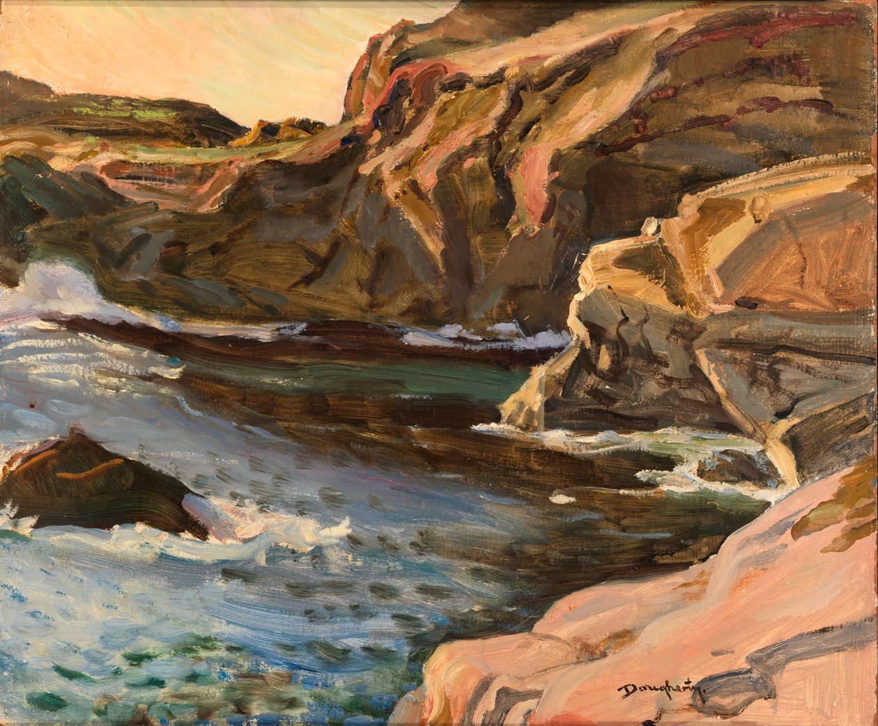 Kalifornische Klippen von Paul Dougherty