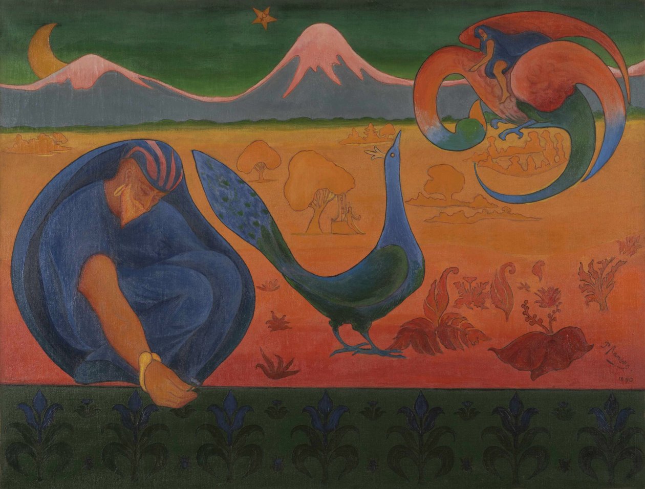 Die nabische Landschaft, 1890 von Paul Elie Ranson