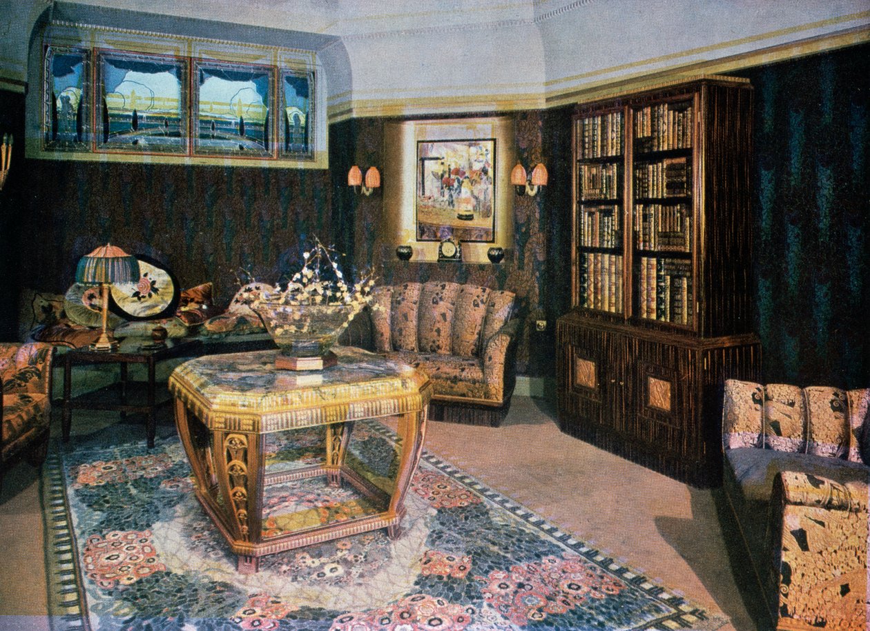 Pomone-Galerie, Zeichnung von Paul Follot, 20. Jahrhundert von Paul Follot