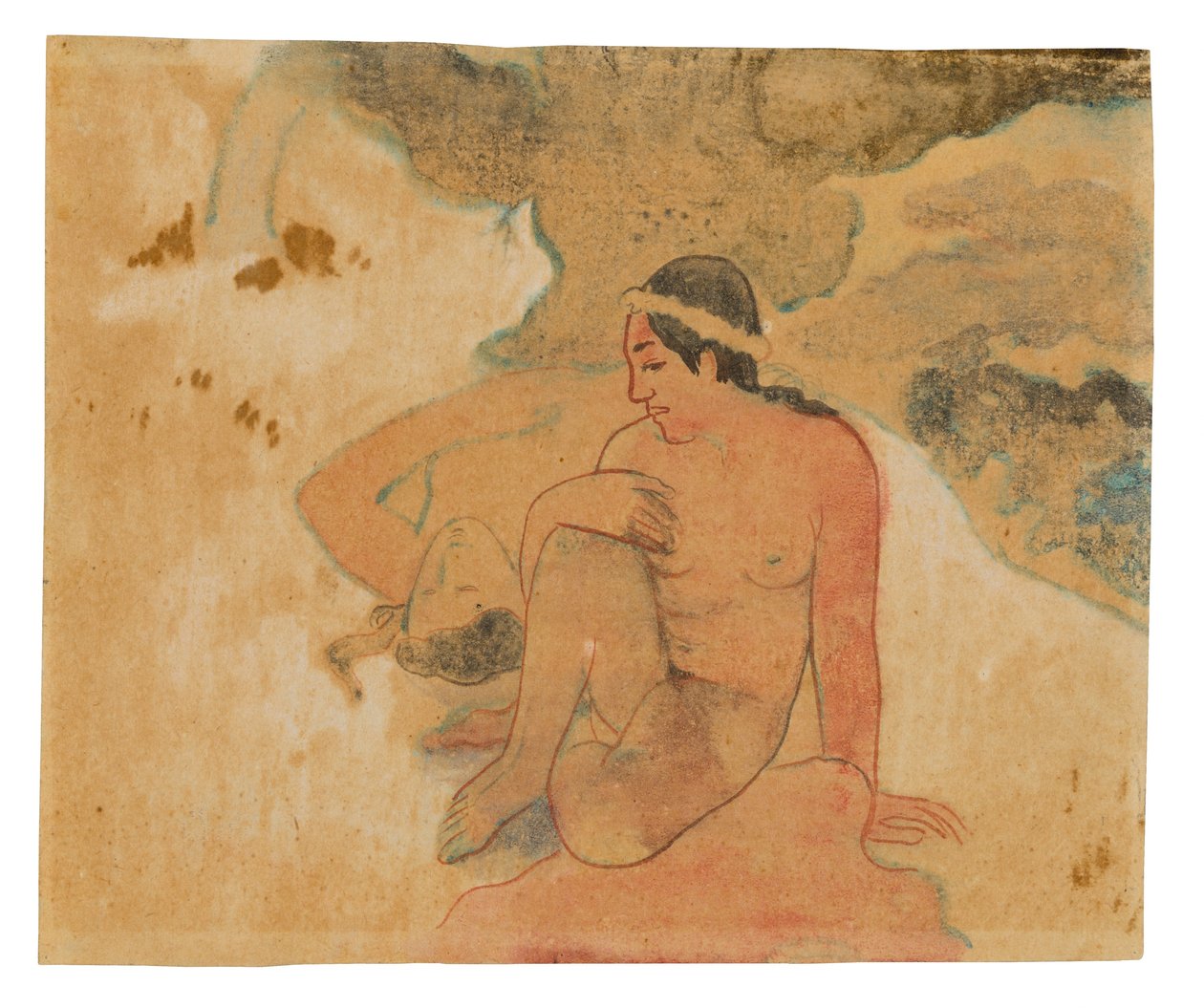 Aha oe feii? (Was! Bist du eifersüchtig?) von Paul Gauguin