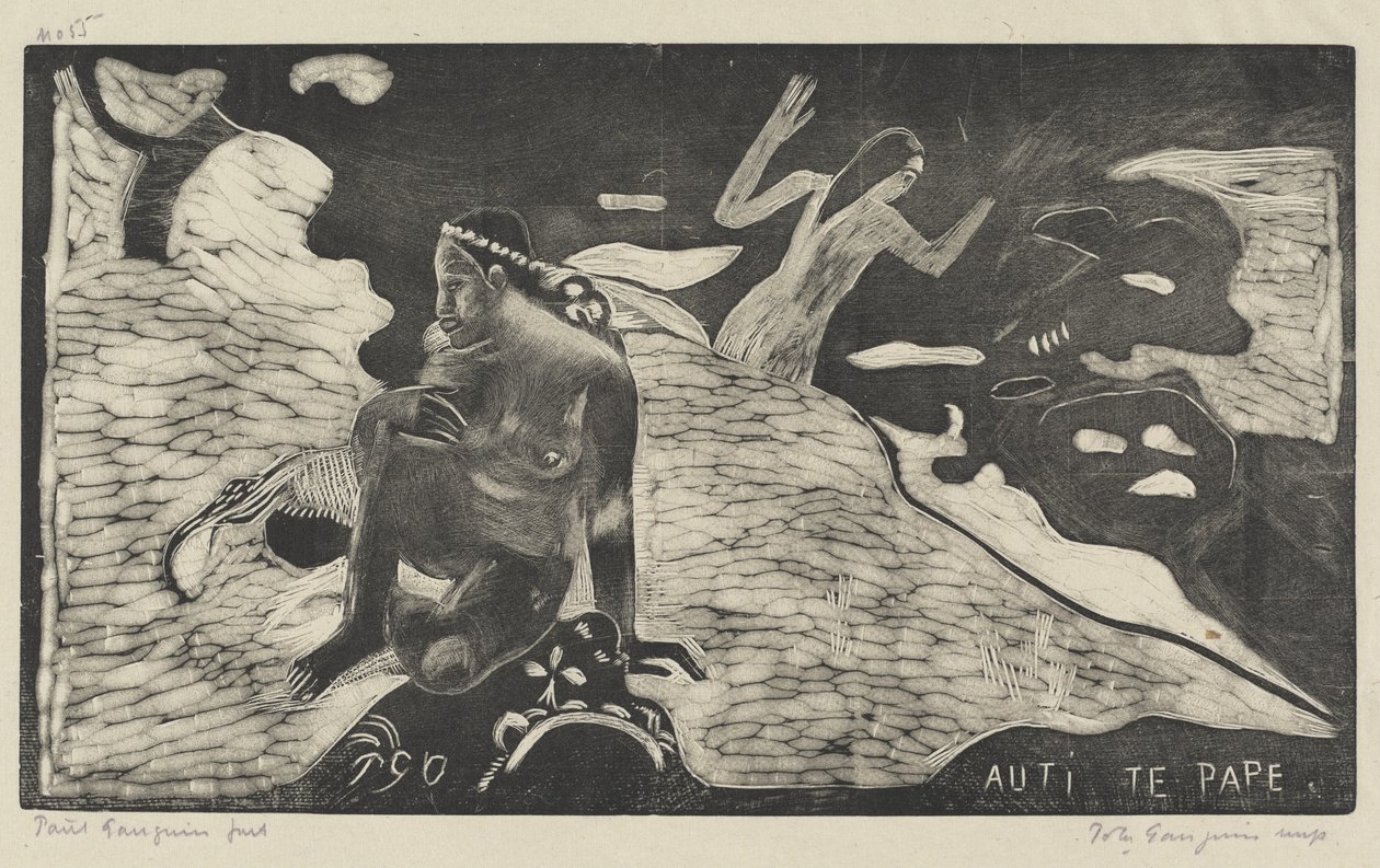 Auti te Pape Frauen am Fluss, 1894-1895 von Paul Gauguin