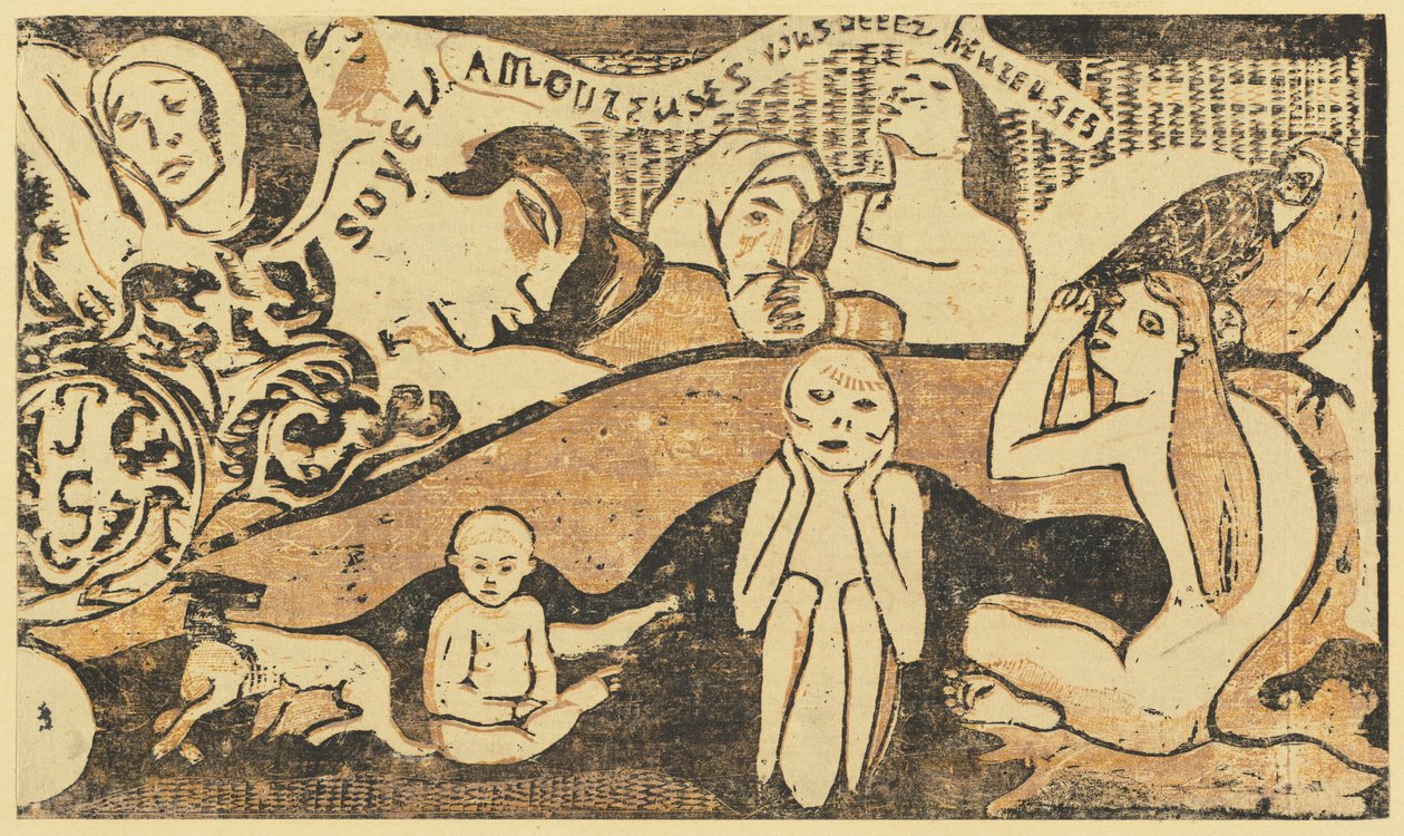 Seid verliebt und ihr werdet glücklich sein von Paul Gauguin