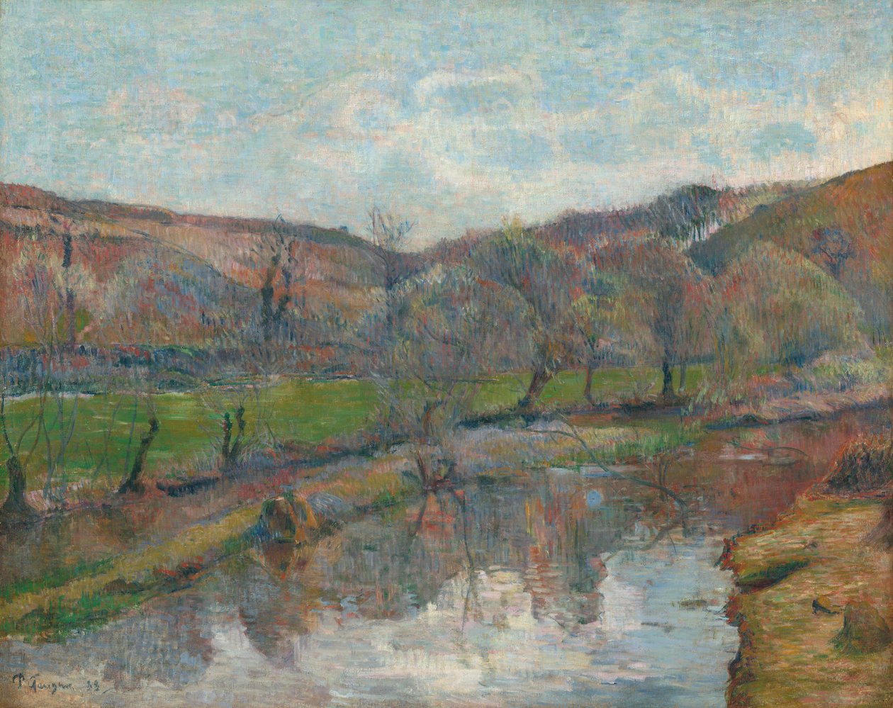 Landschaft in der Bretagne von Paul Gauguin