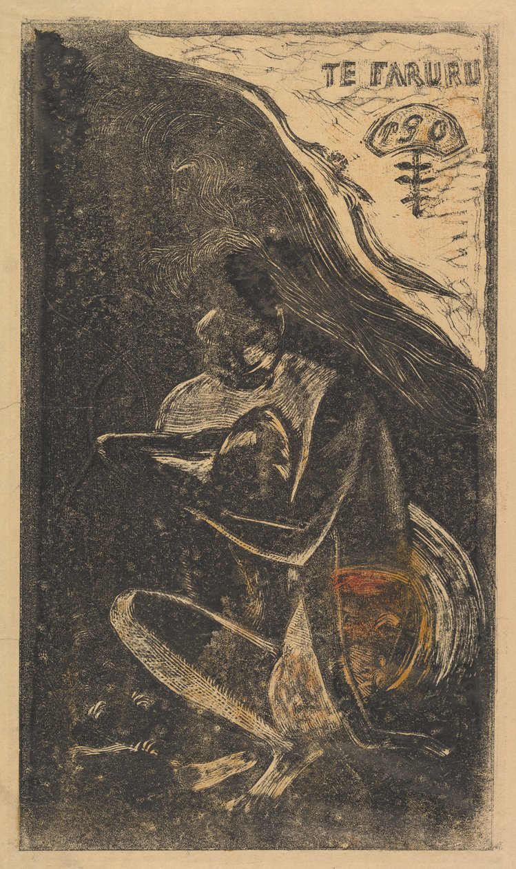 Hier machen wir Liebe Te Faruru, aus Duft Noa Noa, 1893-94 von Paul Gauguin