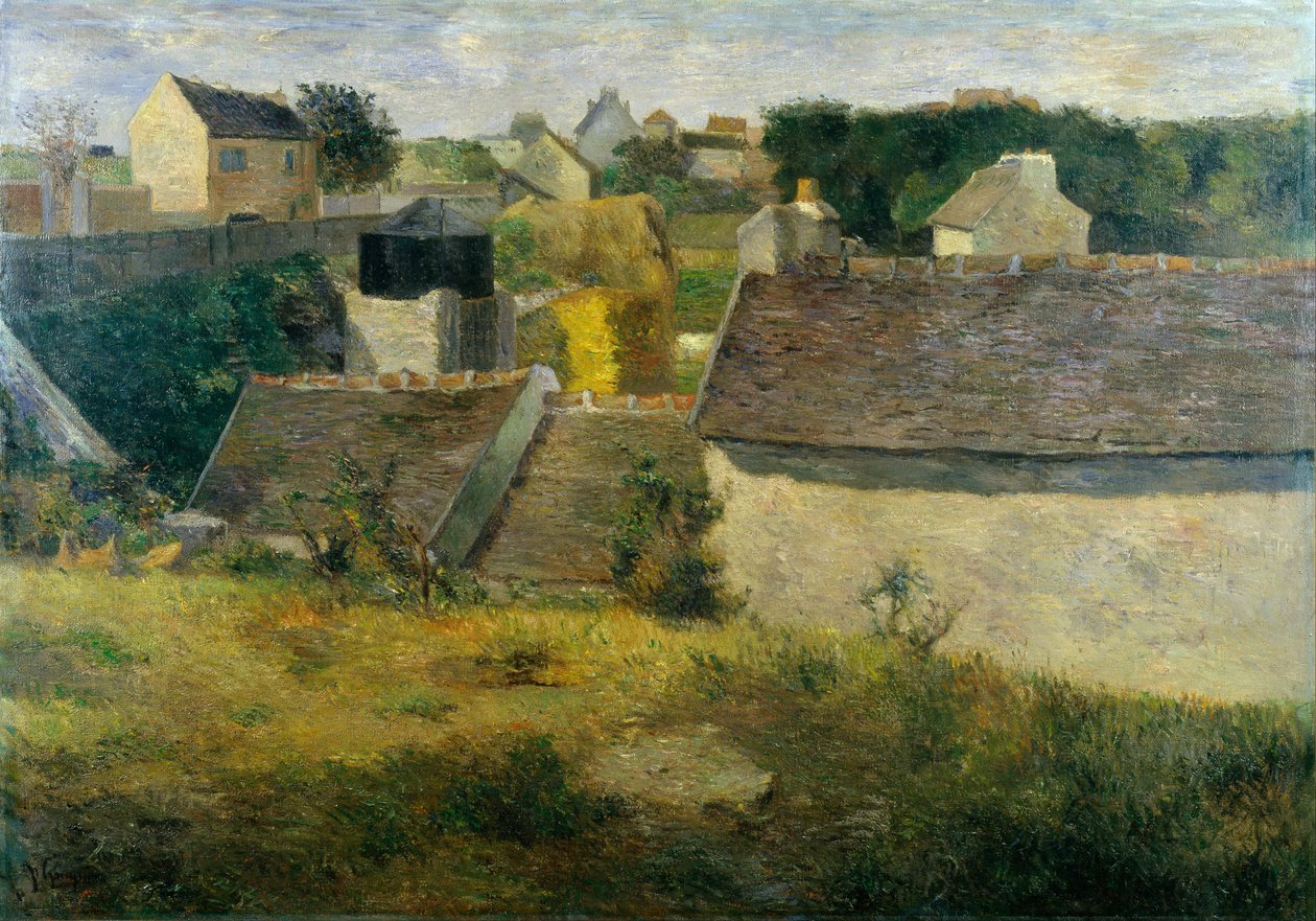 Häuser in Vaugirard Les Maisons de Vaugiraud, 1880 von Paul Gauguin