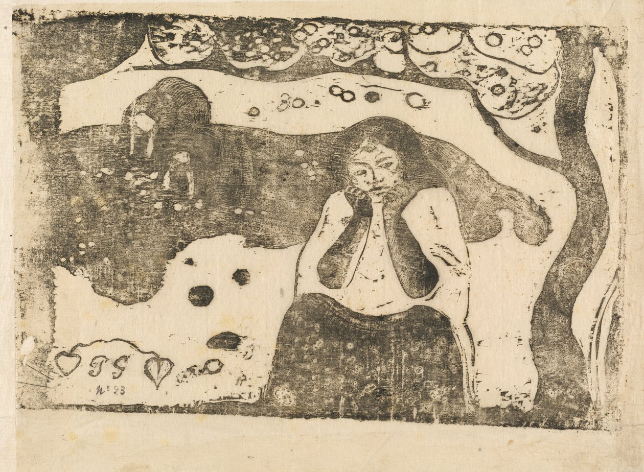 Menschliches Leid von Paul Gauguin