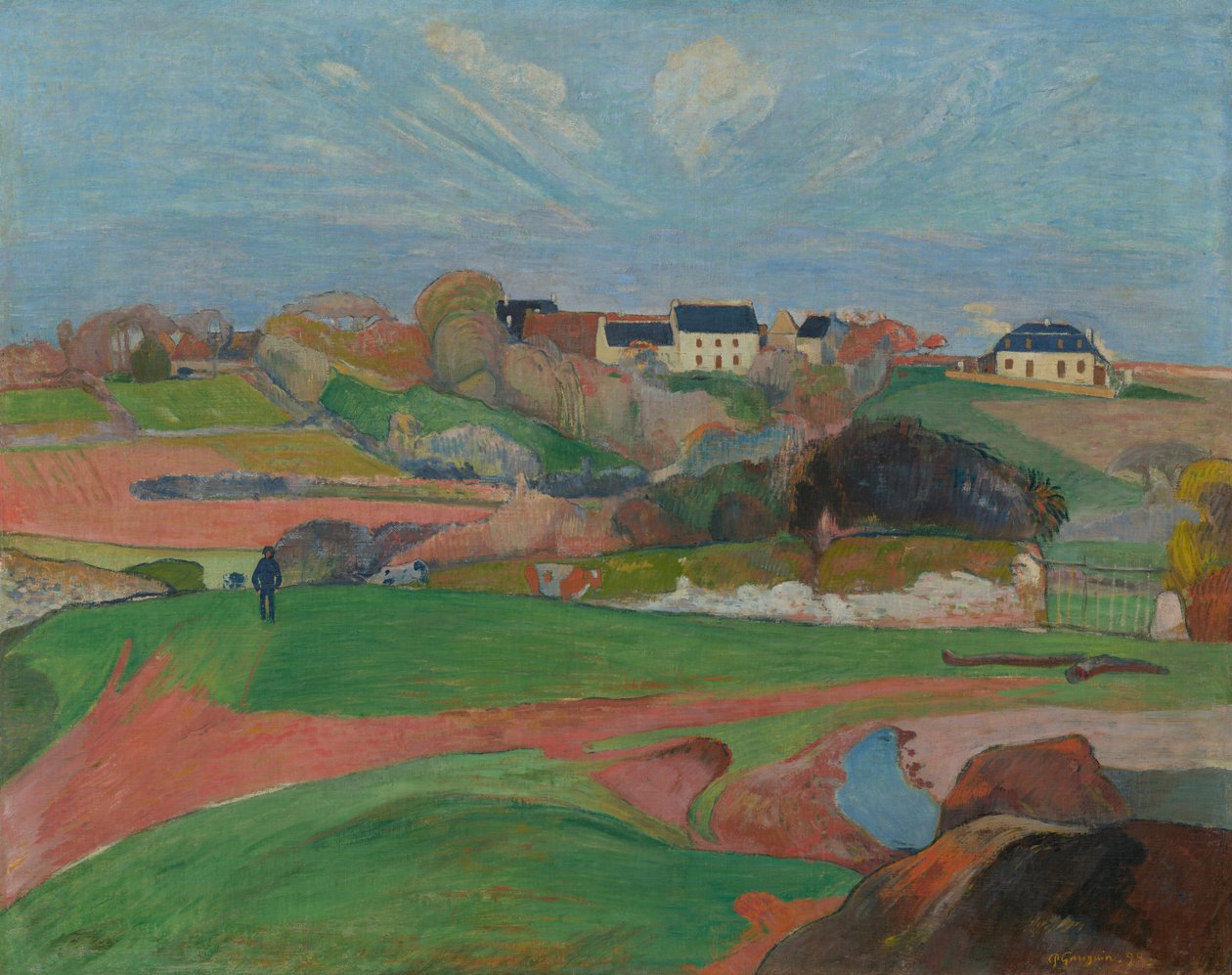 Landschaft bei Le Pouldu von Paul Gauguin