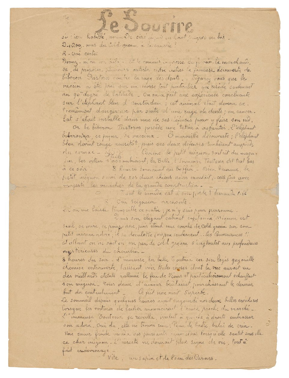 Le sourire: Journal sérieux, 19. September 1899 von Paul Gauguin